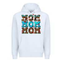White mom mom mom Premium Hoodie - AdoDesignShop