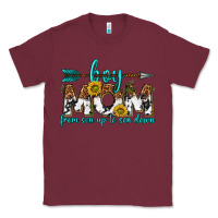Burgundy boy mom from son up to son down  western Classic Tee - texasbilliewilder