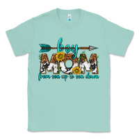 Seafoam boy mom from son up to son down  western Classic Tee - texasbilliewilder