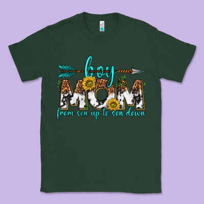 Boy Mom From Son Up To Son Down  Western Classic Tee Designed By Texasbilliewilder