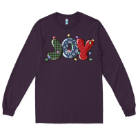 Plum joy christmas lights Long Sleeve Tee - MaliasSmallBusiness
