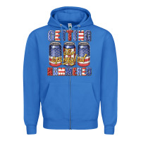 True Royal getting star spangled hammared Zipper Hoodie - texasbilliewilder