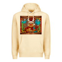 Pina Colada western christmas reindeer Premium Hoodie - Jasminsmagicworld
