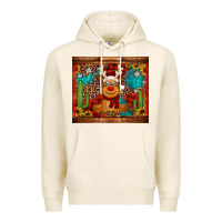 Tofu western christmas reindeer Premium Hoodie - Jasminsmagicworld