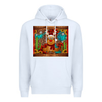 White western christmas reindeer Premium Hoodie - Jasminsmagicworld