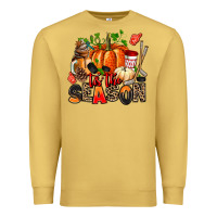 Antique Gold fall and  hockey  tis the season Premium Sweatshirt - AdoDesignShop