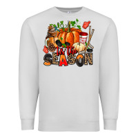 Dove Grey fall and  hockey  tis the season Premium Sweatshirt - AdoDesignShop