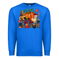 True Royal fall and  hockey  tis the season Premium Sweatshirt - AdoDesignShop