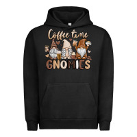 Pigment Black coffee time gnomies Urban Hoodie - MaliasSmallBusiness