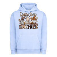 Pigment Grape Ice coffee time gnomies Urban Hoodie - MaliasSmallBusiness