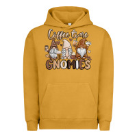 Pigment Peanut Butter coffee time gnomies Urban Hoodie - MaliasSmallBusiness