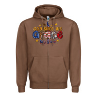 Chestnut god shed his grace on thee Zipper Hoodie - texasbilliewilder