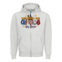 Dove Grey god shed his grace on thee Zipper Hoodie - texasbilliewilder