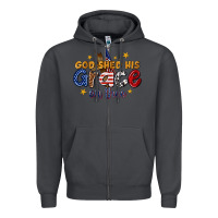 Smoke god shed his grace on thee Zipper Hoodie - texasbilliewilder