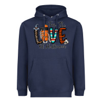 Navy for the love of halloween Heavyweight Hoodie - CowhideDigitalArt