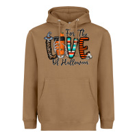 Toasted Coconut for the love of halloween Heavyweight Hoodie - CowhideDigitalArt
