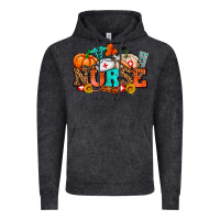 Vintage Black nurse with fall element Vintage Hoodie - AdoDesignShop