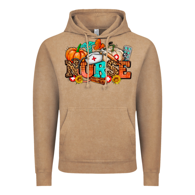 Nurse With Fall Element Vintage Hoodie by AdoDesignShop | Teevron