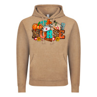 Vintage Coffee nurse with fall element Vintage Hoodie - AdoDesignShop