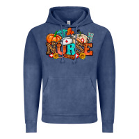 Vintage Denim nurse with fall element Vintage Hoodie - AdoDesignShop