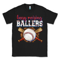 Black busy raising ballers baseball Classic Tee - texasbilliewilder
