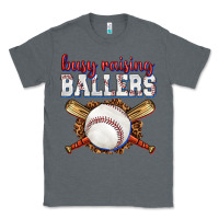 Charcoal Heather busy raising ballers baseball Classic Tee - texasbilliewilder