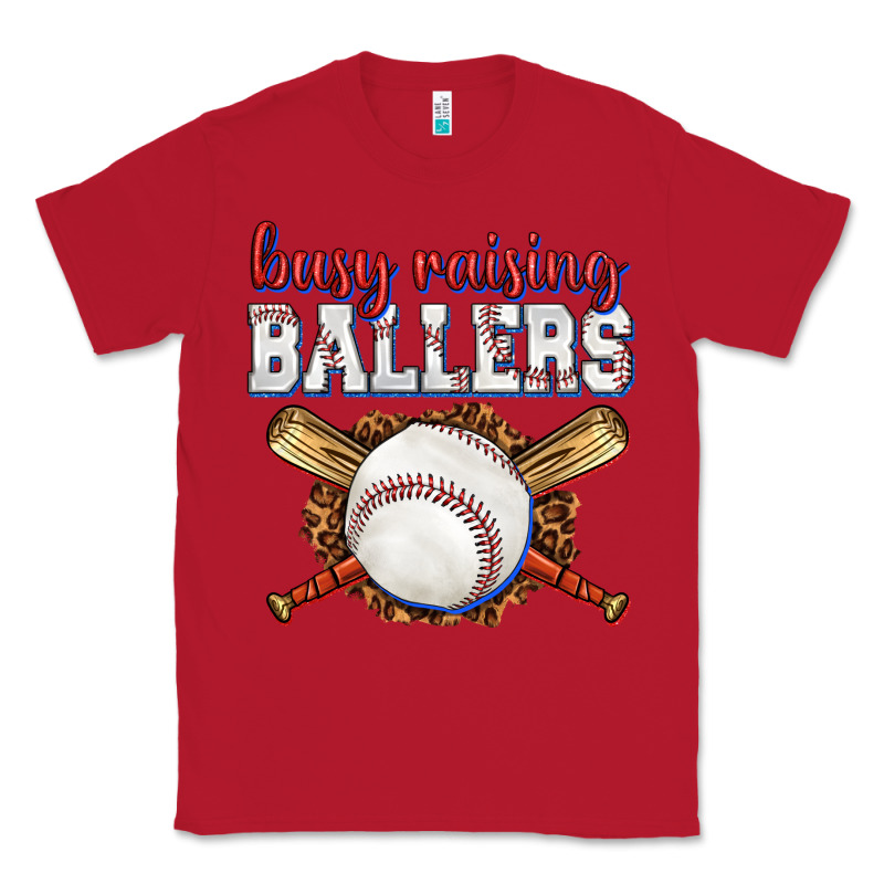 Busy Raising Ballers Baseball Classic Tee by texasbilliewilder | Teevron