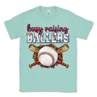 Seafoam busy raising ballers baseball Classic Tee - texasbilliewilder