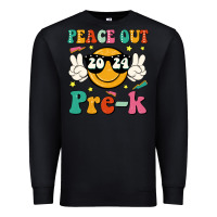 Black peace out 2024 pre k Premium Sweatshirt - JahusDesignShop