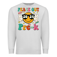 Dove Grey peace out 2024 pre k Premium Sweatshirt - JahusDesignShop