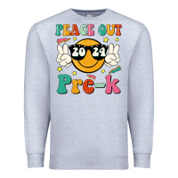 Heather Grey peace out 2024 pre k Premium Sweatshirt - JahusDesignShop