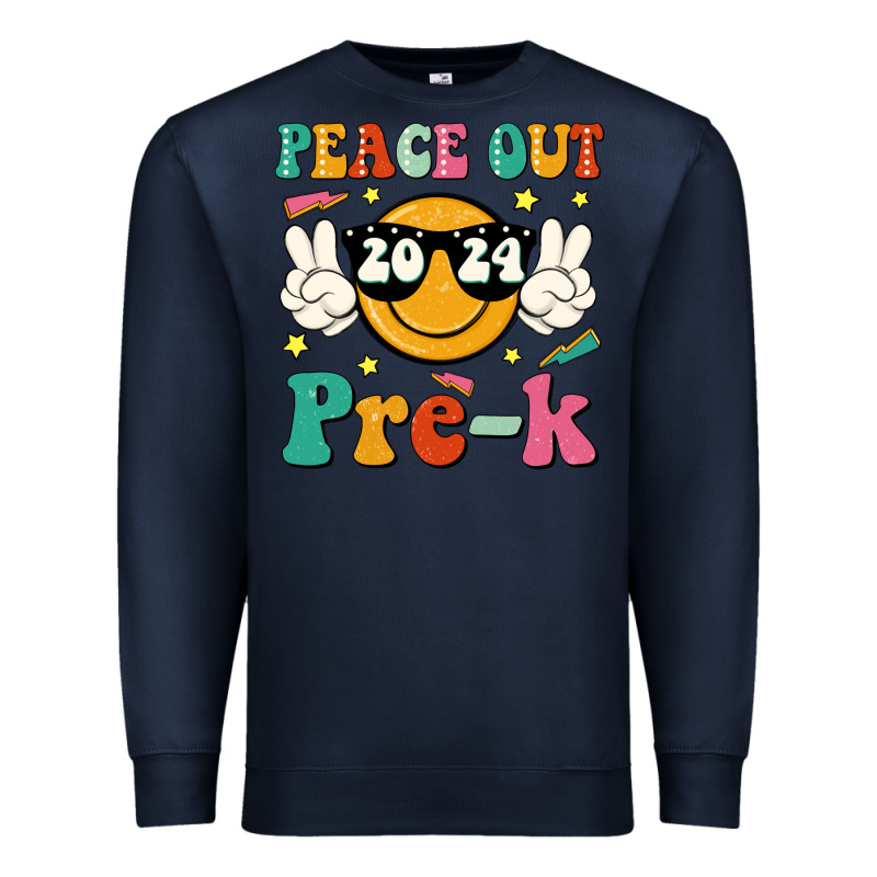 Peace Out 2024 Pre K Premium Sweatshirt by JahusDesignShop | Teevron