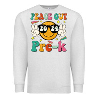 Oatmeal Heather peace out 2024 pre k Premium Sweatshirt - JahusDesignShop