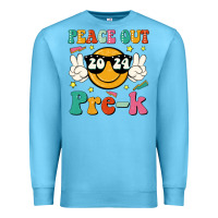 Ocean Blue peace out 2024 pre k Premium Sweatshirt - JahusDesignShop