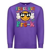 Purple peace out 2024 pre k Premium Sweatshirt - JahusDesignShop