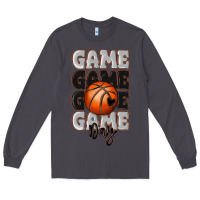 Smoke game day basketball bal Long Sleeve Tee - MaliasSmallBusiness