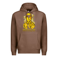 Chestnut they never fight alone yellow ribbon with boxing g Premium Hoodie - NancyCooperArtShop