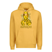 Mustard they never fight alone yellow ribbon with boxing g Premium Hoodie - NancyCooperArtShop