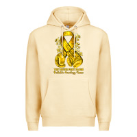 Pina Colada they never fight alone yellow ribbon with boxing g Premium Hoodie - NancyCooperArtShop