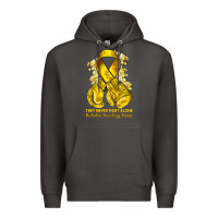 Smoke they never fight alone yellow ribbon with boxing g Premium Hoodie - NancyCooperArtShop