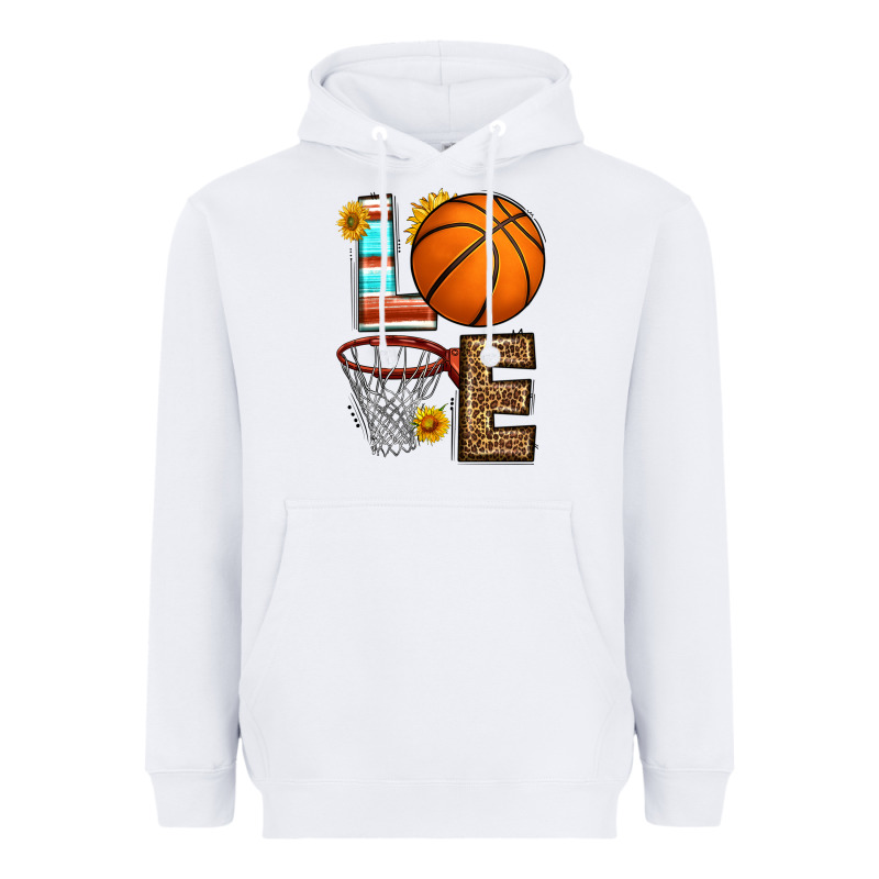 Western Basketball Love Heavyweight Hoodie by HRA Design Shop | Teevron