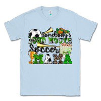 Dusty Blue somebody's loud mouth soccer mama Classic Tee - Zillion Design Studio