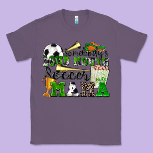 Somebody's Loud Mouth Soccer Mama Classic Tee Designed By Zillion Design Studio