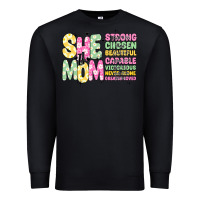 Black she is mom Premium Sweatshirt - JahusDesignShop