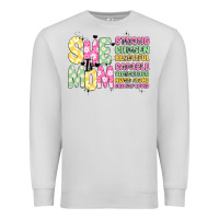 Dove Grey she is mom Premium Sweatshirt - JahusDesignShop