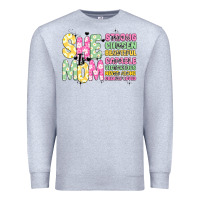 Heather Grey she is mom Premium Sweatshirt - JahusDesignShop