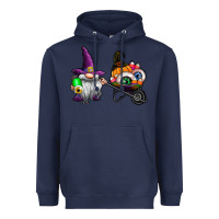 Navy halloween Heavyweight Hoodie - CowhideDigitalArt