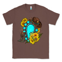 Chestnut western turquoise gemstone Classic Tee - Zillion Design Studio