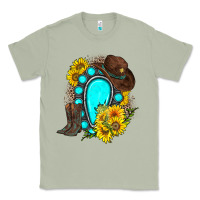 Matcha western turquoise gemstone Classic Tee - Zillion Design Studio