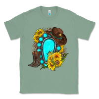 Sage western turquoise gemstone Classic Tee - Zillion Design Studio
